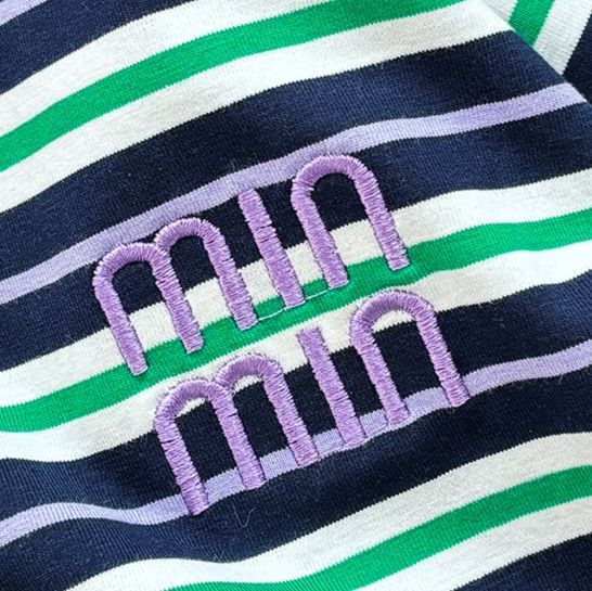 キッズファッション カジュアルボーダー半袖Tシャツ