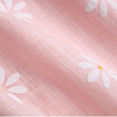キッズファッション 花柄刺繍フリル袖ワンピース