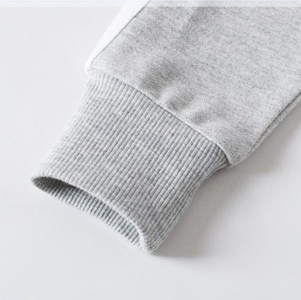 キッズファッション 袖ライン入りジップアップパーカートレーナー