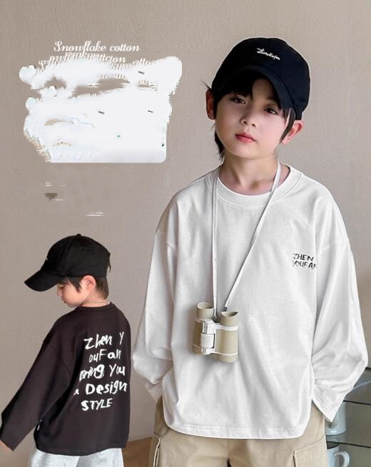 キッズファッション 韓国風長袖トップス キッズ用おしゃれロンT