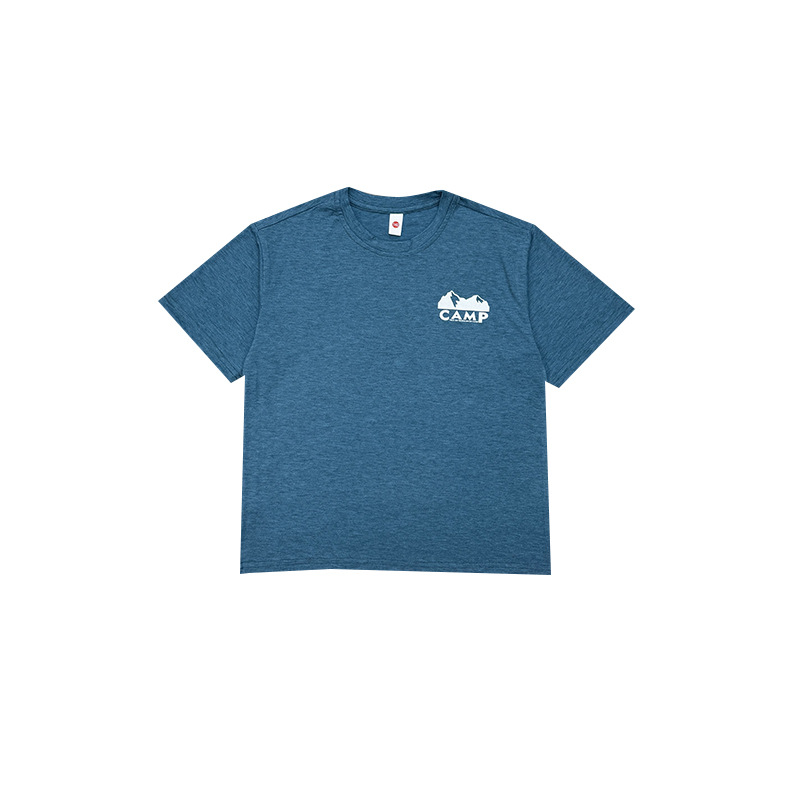 キッズファッション アウトドア冒険山小屋プリント長袖Tシャツ