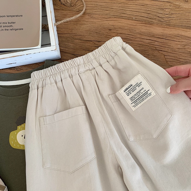 キッズファッション ゆったり快適ロールアップハーフパンツ