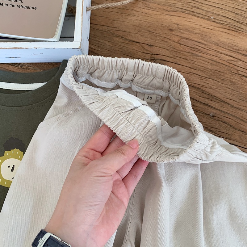 キッズファッション ゆったり快適ロールアップハーフパンツ