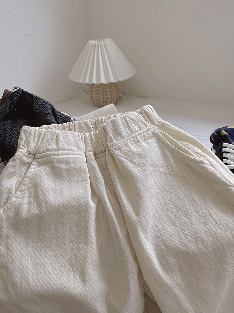 キッズファッション ゆったりバルーンシルエット裾ゴムポケット付きパンツ