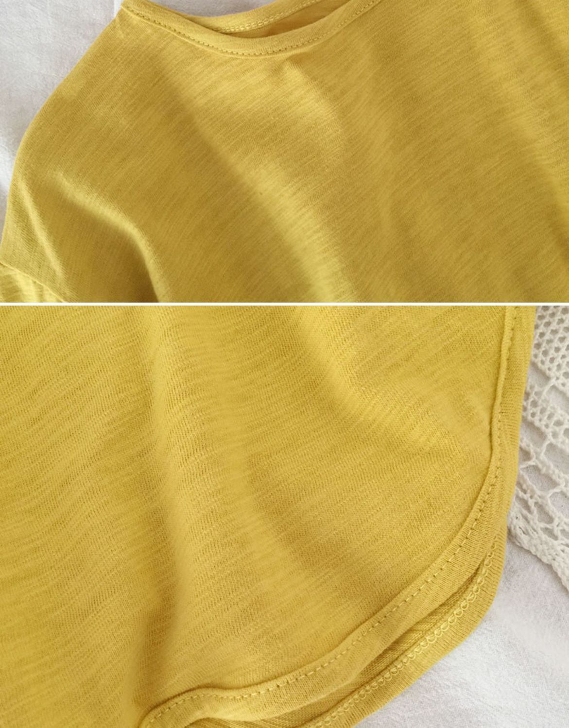 キッズファッション やわらか素材の長袖無地トップス