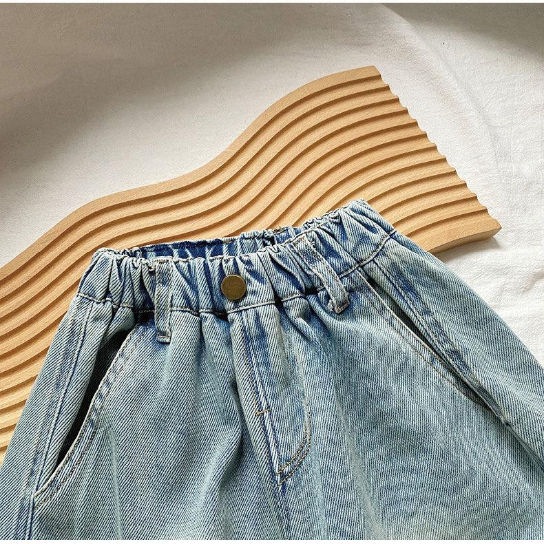 キッズファッション キッズ ゆったり バルーンシルエット デニムパンツ