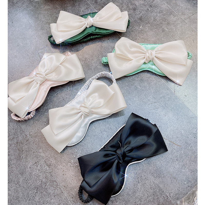 お姫様気分満点大きなリボンのお昼寝アイマスク