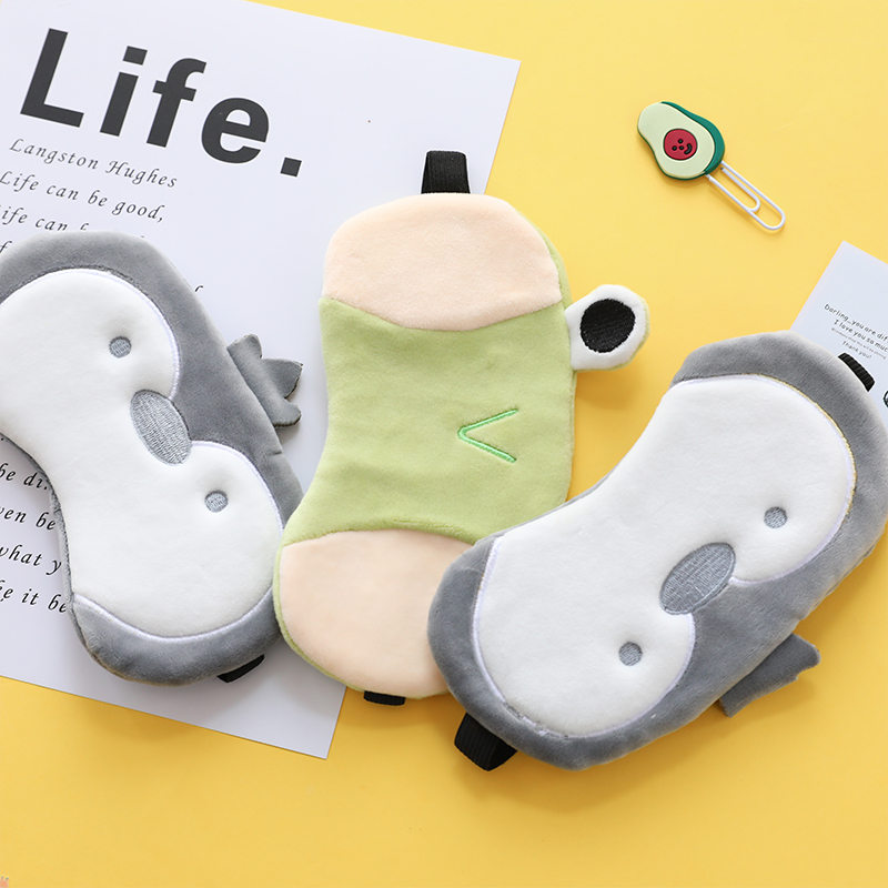 アイマスク ぬいぐるみ動物園安眠アイマスク