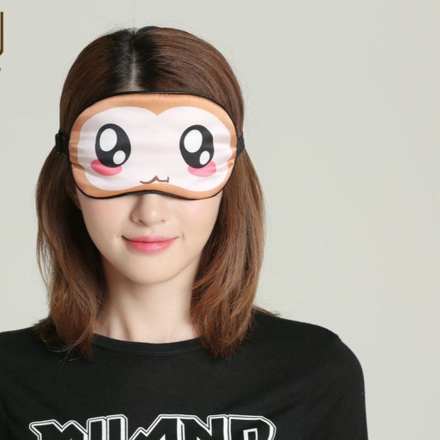 アイマスク まん丸おめめの面白癒し系アイマスク