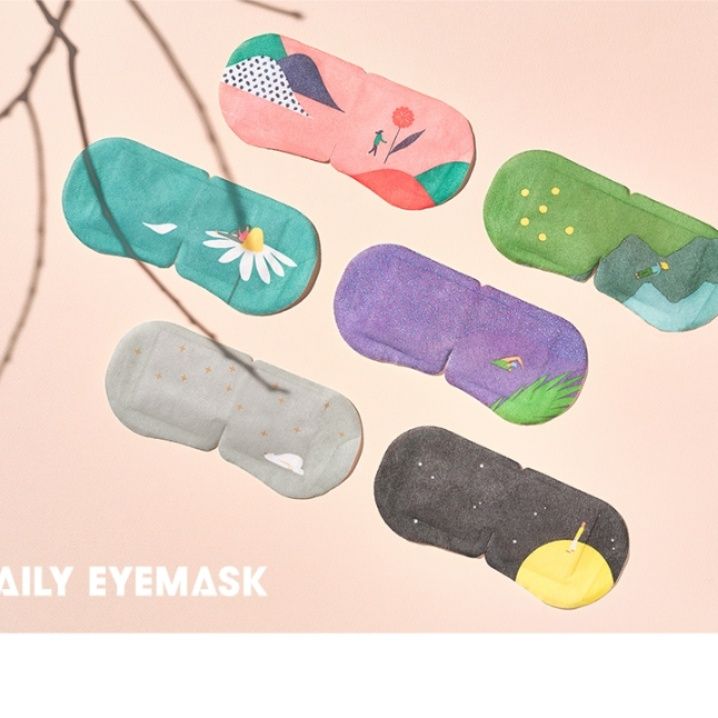 アイマスク 蒸気式ほっとアイマスク花柄デザイン使い捨てタイプ