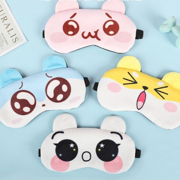 アイマスク 可愛い動物キャラクター冷感睡眠アイマスク