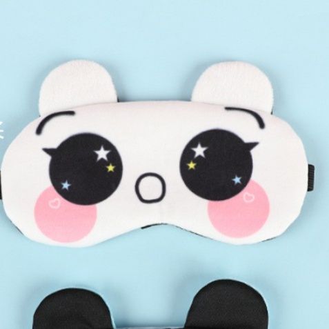 アイマスク 可愛い動物キャラクター冷感睡眠アイマスク