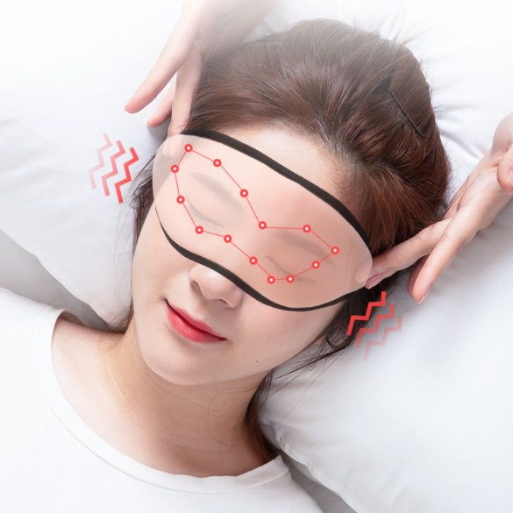 アイマスク 温熱マッサージ機能付き疲労回復アイマスク