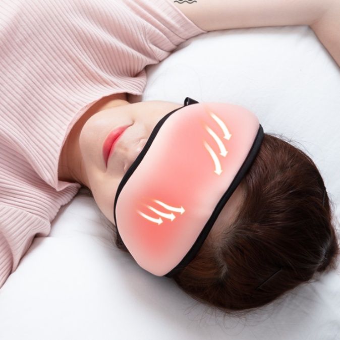 アイマスク 温熱マッサージ機能付き疲労回復アイマスク