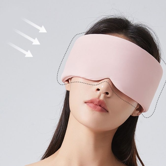 アイマスク 耳まで解放される360度回転安眠アイマスク