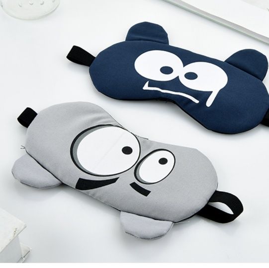 アイマスク ぐっすり動物顔文字安眠マスク