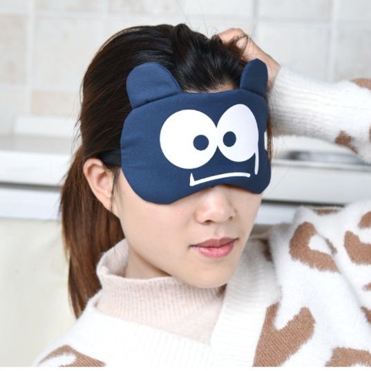 アイマスク ぐっすり動物顔文字安眠マスク