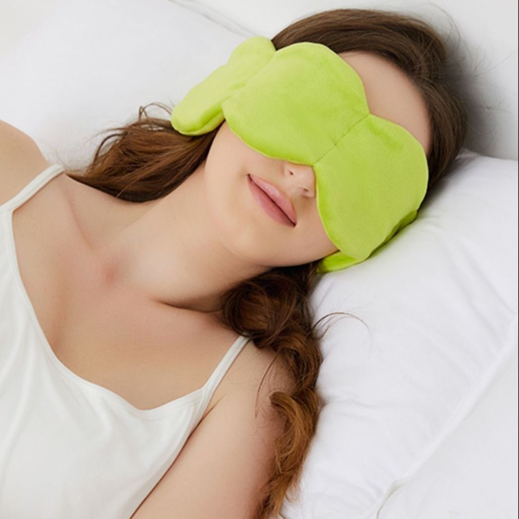 アイマスク おもしろリボン結び式安眠マスク