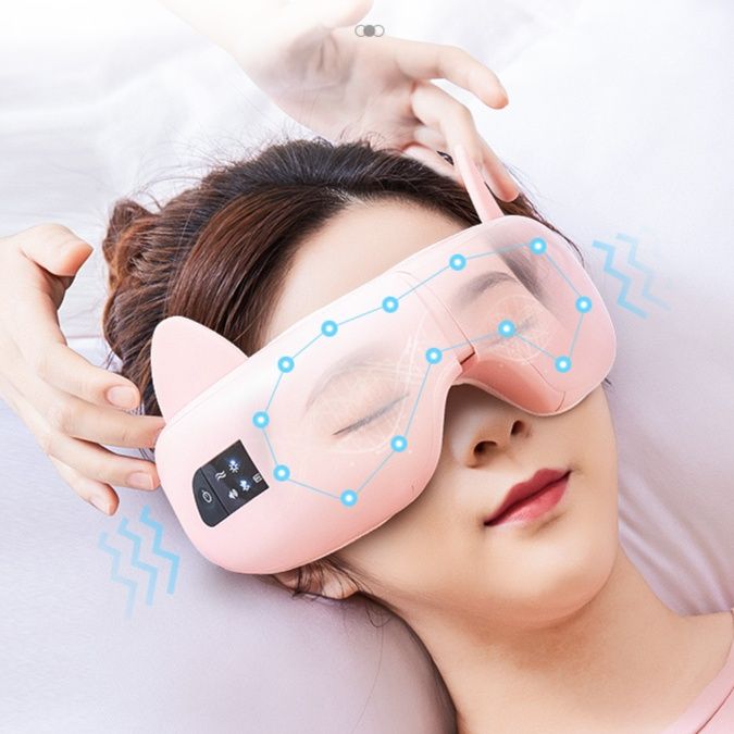 アイマスク 温熱振動機能付き目元ケア用充電式アイマスク