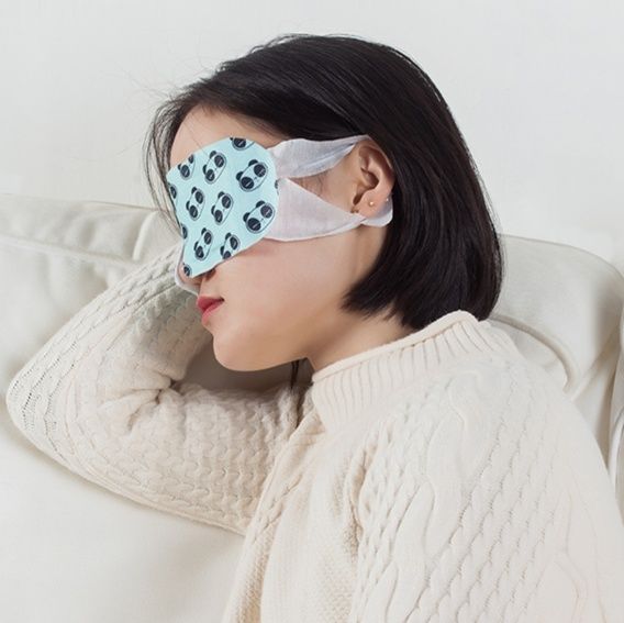 アイマスク 可愛いパンダ柄使い捨て安眠アイマスク