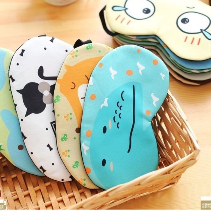 アイマスク 可愛い動物柄冷却ジェル入りアイマスク