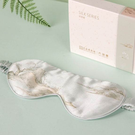 アイマスク 古典山水画風雅な夢見心地アイマスク