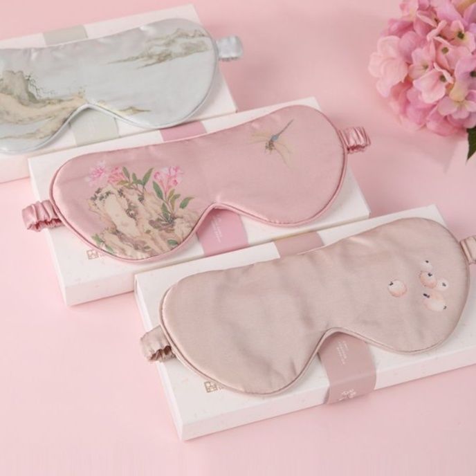 アイマスク 古典山水画風雅な夢見心地アイマスク