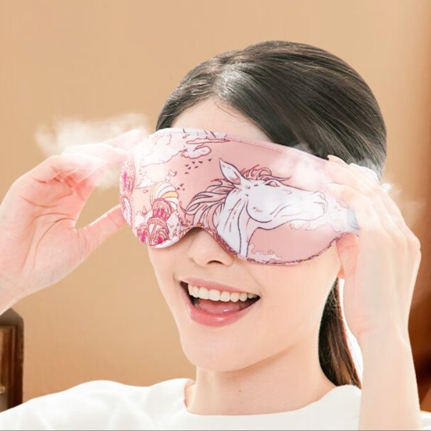 アイマスク 石墨エチレン加熱按摩睡眠アイマスク 充電式|アイマスク