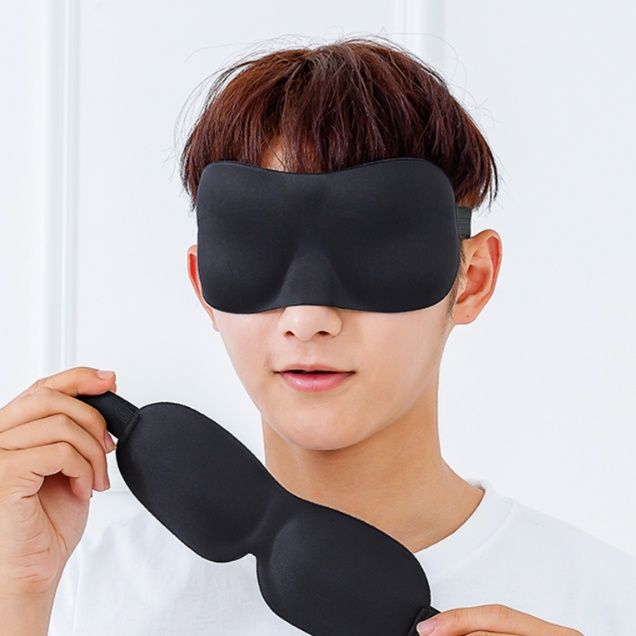 アイマスク 夢見る立体遮光隠密暗黒快眠仮面