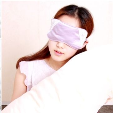 アイマスク お姫様気分満載絹製遮光安眠アイマスク