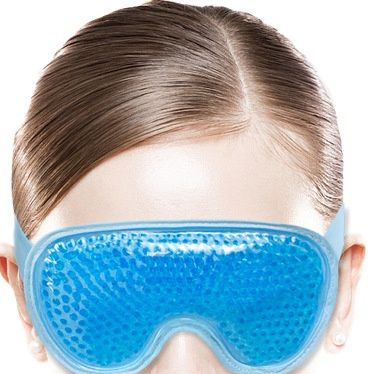 アイマスク 冷却ジェル入りアイマスク 繰り返し使える冷感タイプ