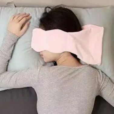 アイマスク 温熱遮光リボン型ホット重力アイマスク