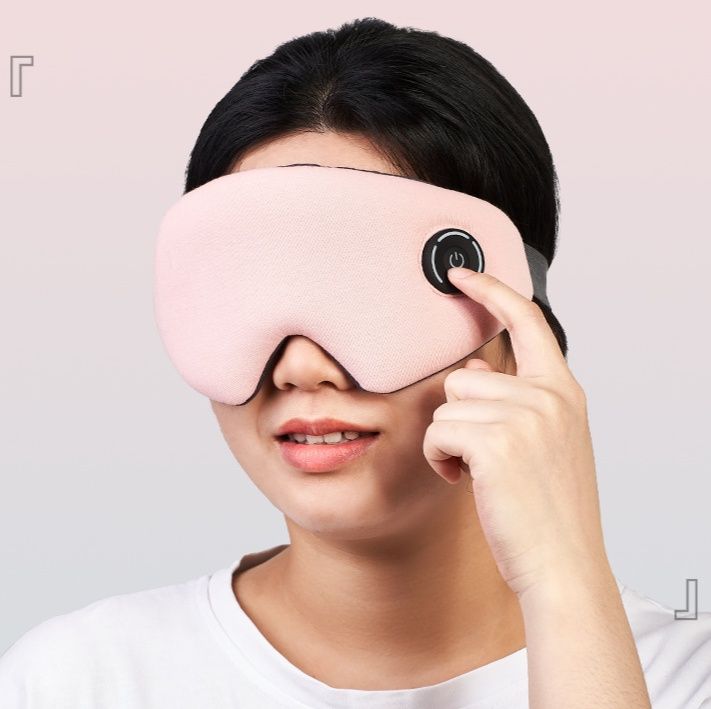 アイマスク 温冷両用三段階調節無線充電式アイマスク