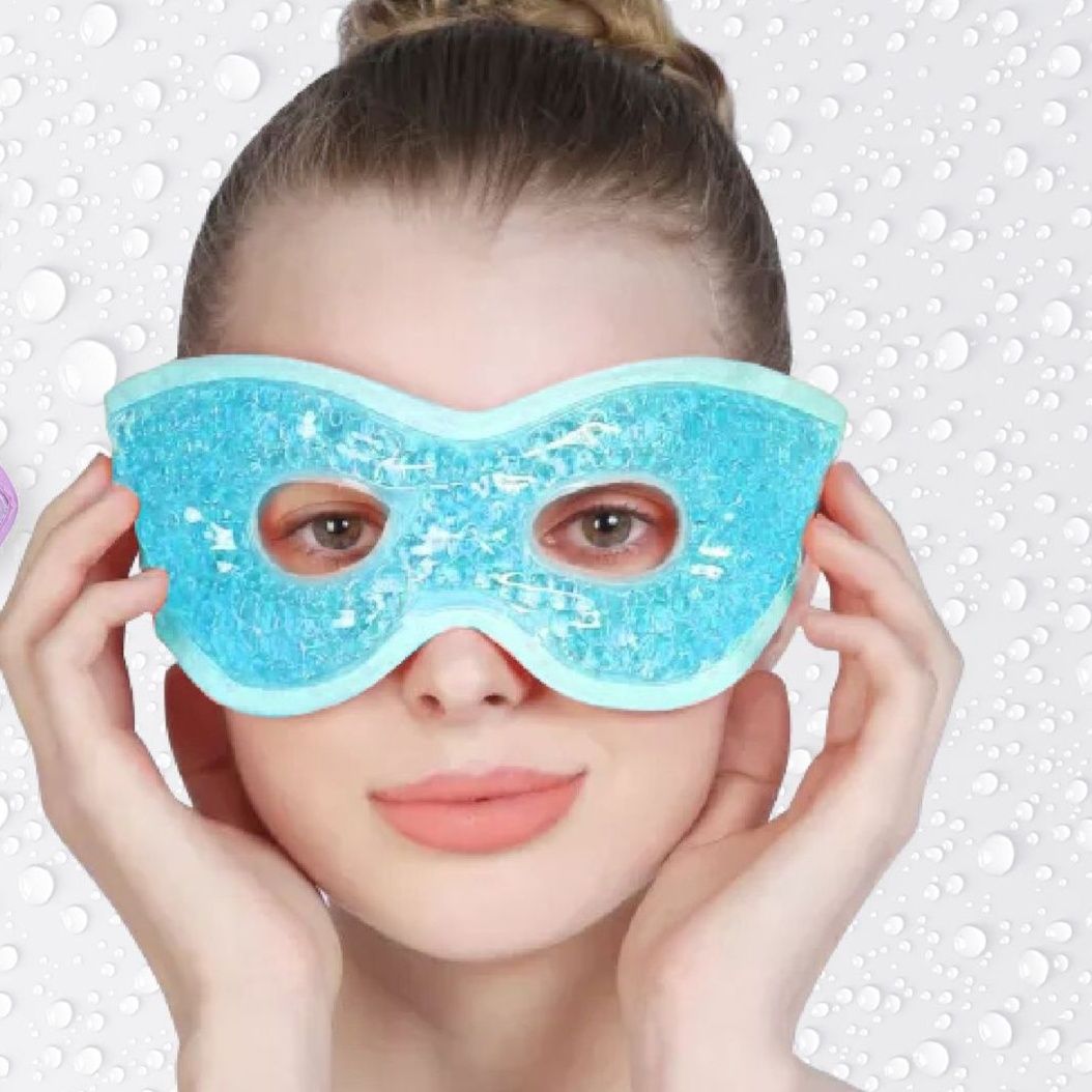 アイマスク 冷温両用ジェルビーズ入りアイマスク