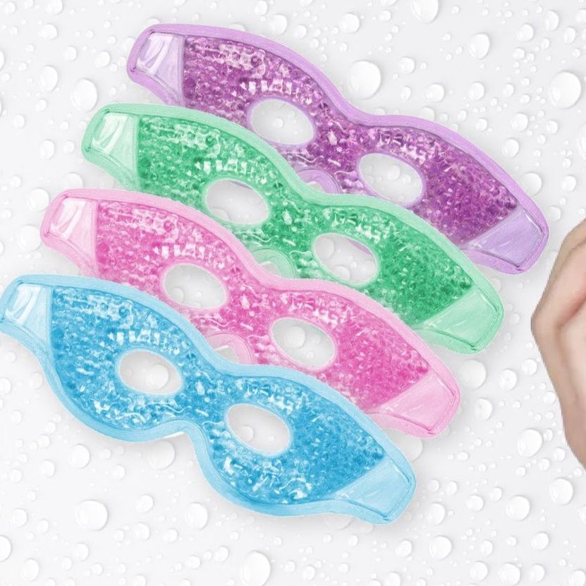 アイマスク 冷温両用ジェルビーズ入りアイマスク