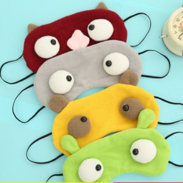 アイマスク ぎょろ目動物のびっくり仰天面白アイマスク