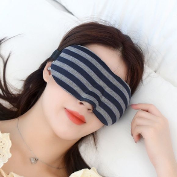 アイマスク 立体型ホットアイマスク 快眠サポート遮光タイプ