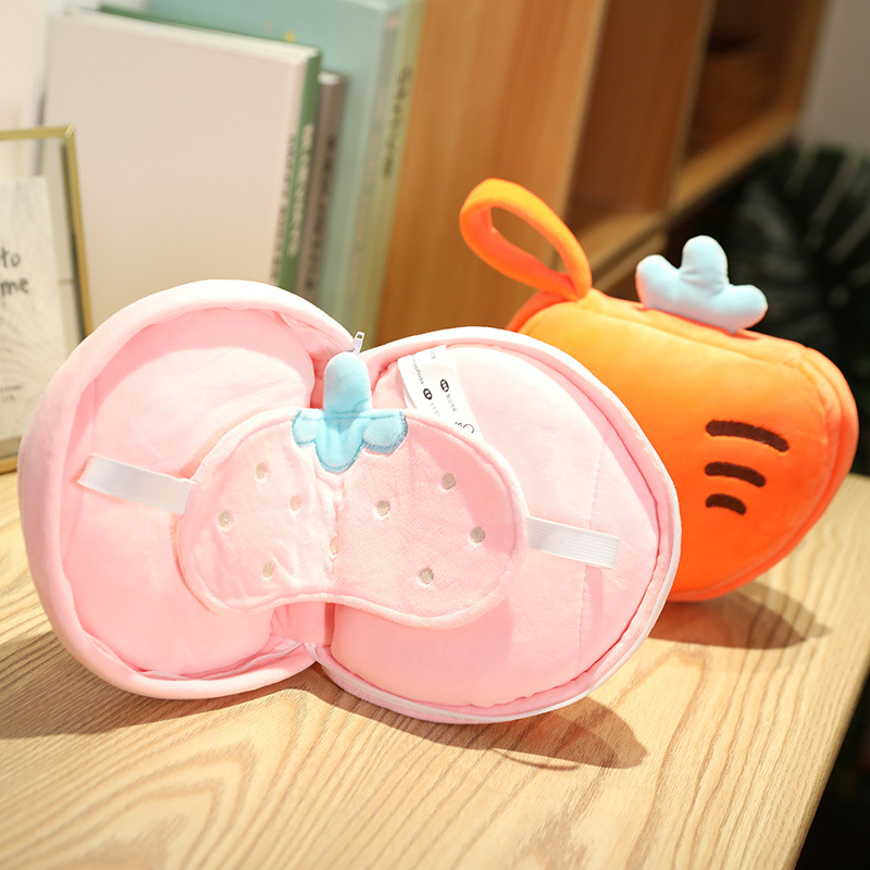 アイマスク 果物もちもち収納式アイマスク