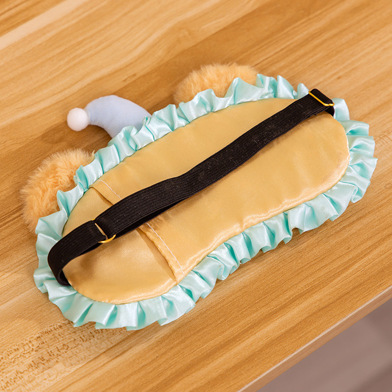 アイマスク ふわもこ動物首枕とお昼寝仲間セット