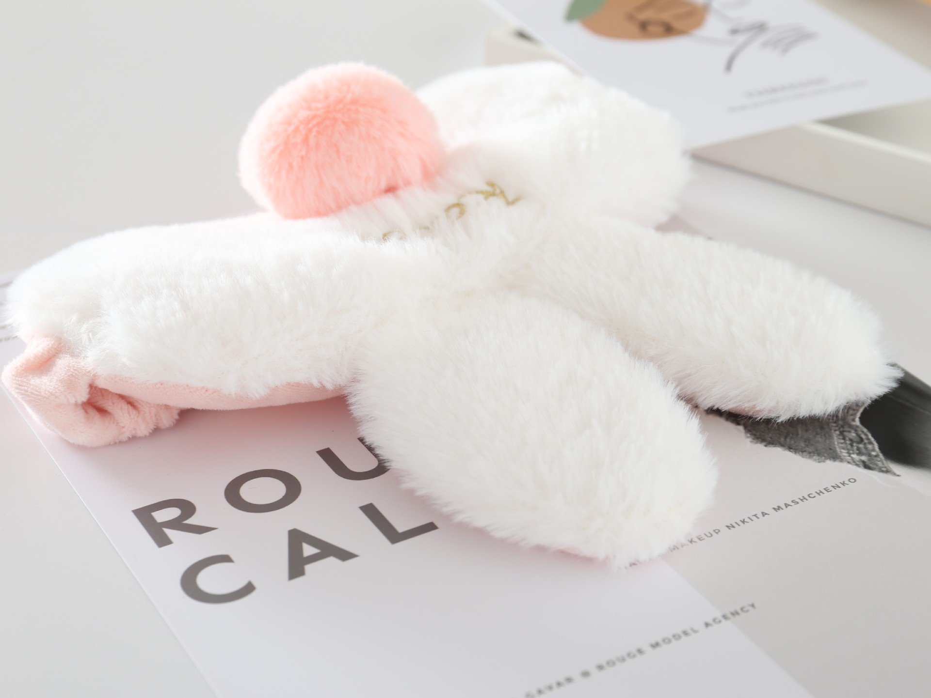 アイマスク もこもこうさ耳の夢見るアイマスク