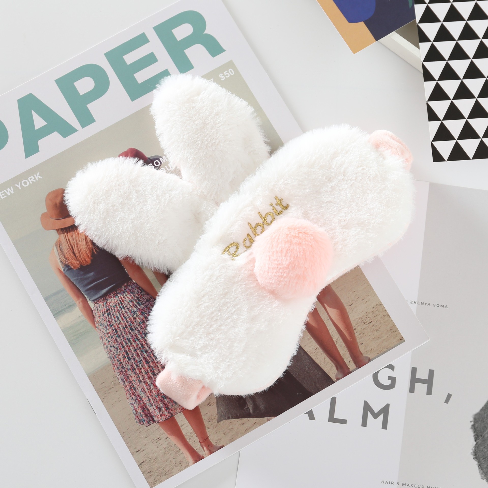 アイマスク もこもこうさ耳の夢見るアイマスク