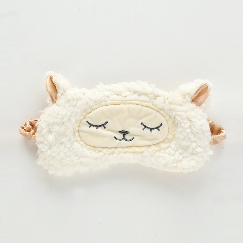 アイマスク もこもこ羊さんと猫ちゃんの夢見るアイマスク