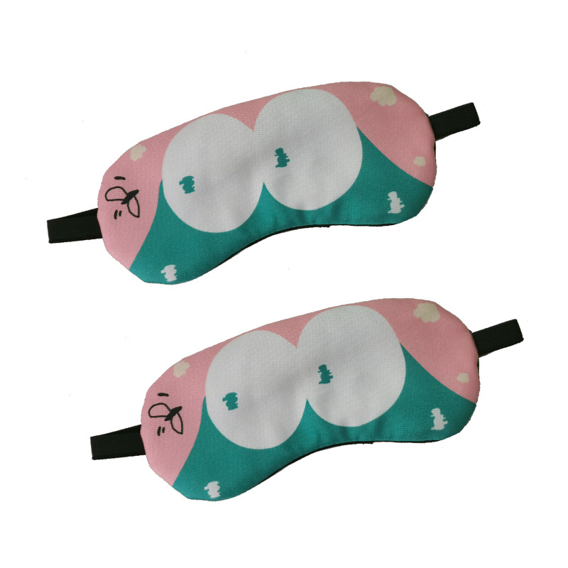 アイマスク 抽象的なイラストの安眠マスク