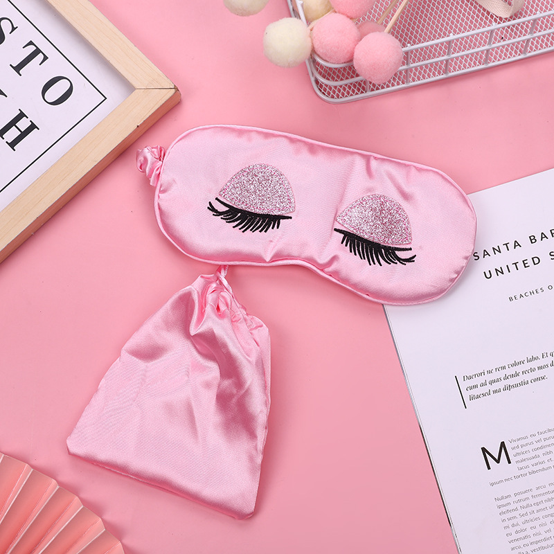 アイマスク きらきらまつ毛で面白いおやすみアイマスク