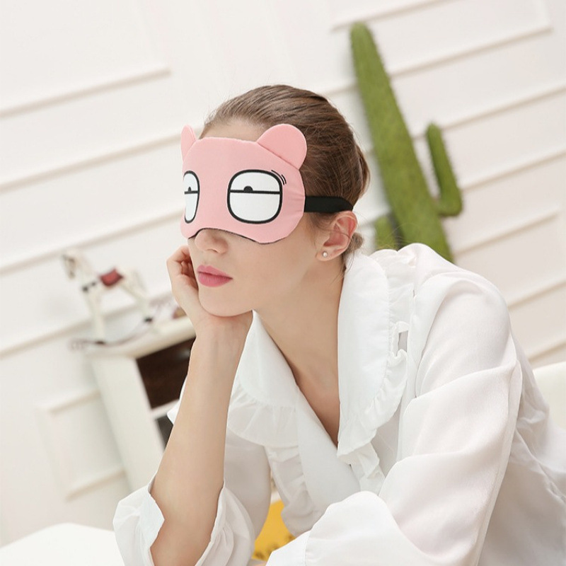 アイマスク くまちゃん居眠り表情変化アイマスク