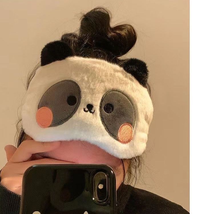 アイマスク ゆるかわ動物さんのほっぺたむにむに　