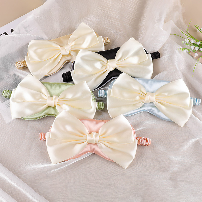 アイマスク お嬢様変身おリボン付き安眠アイマスク