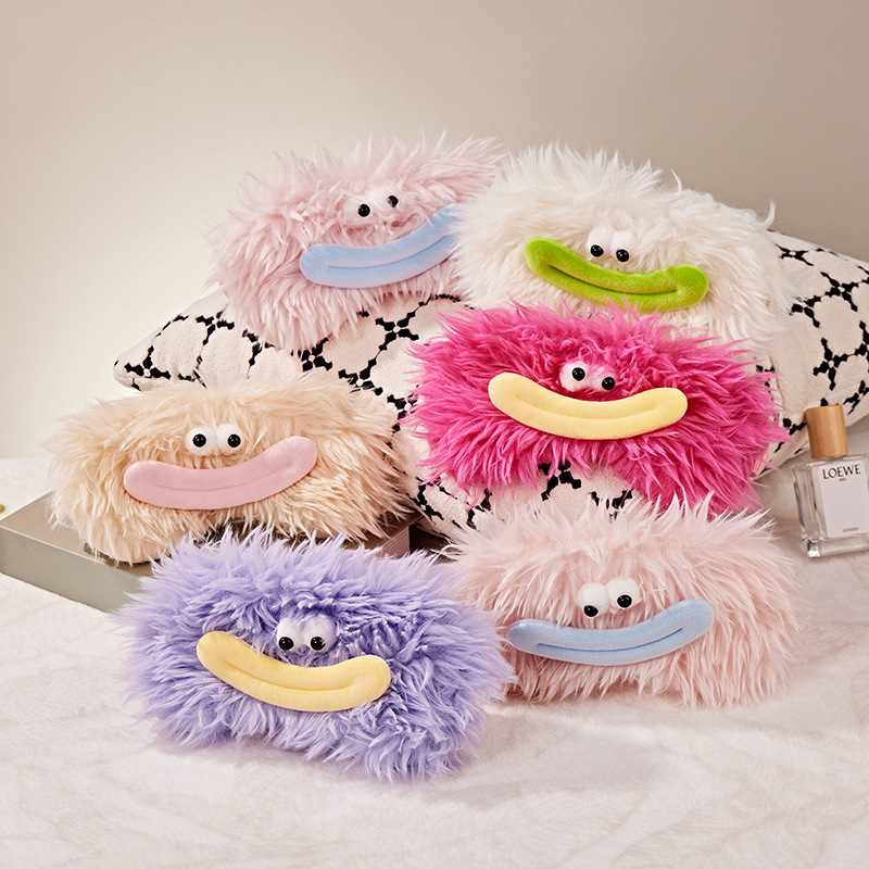 アイマスク もふもふ笑顔怪獣の癒し　