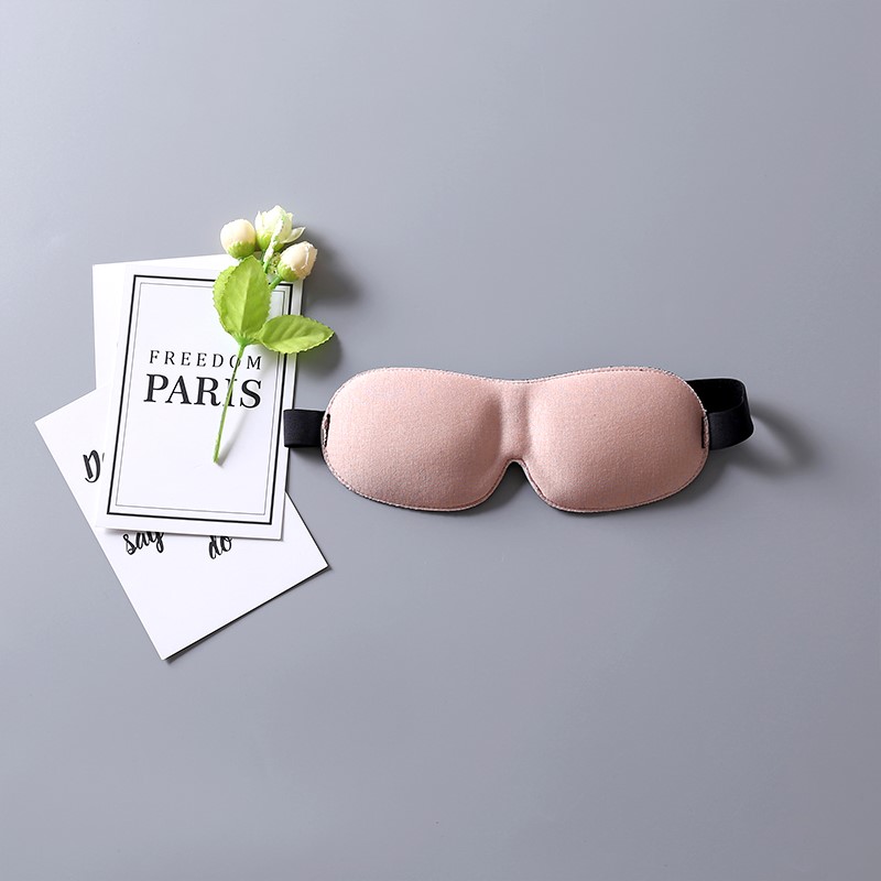 アイマスク 立体縫製シルク質感温熱アイマスク