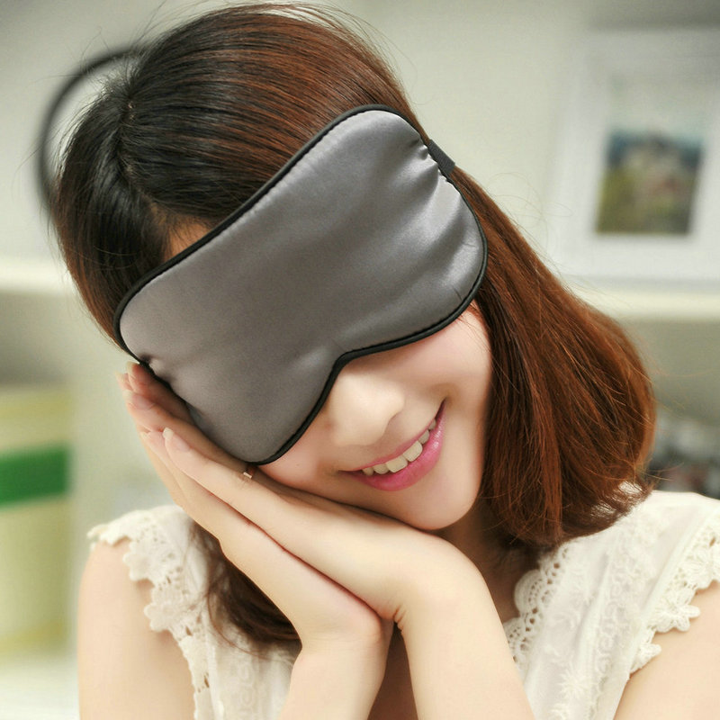 アイマスク 上質絹素材の温感リラックスアイマスク